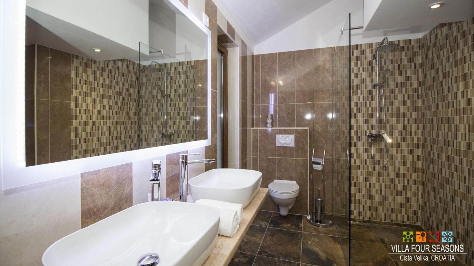 Villa Four Seasons, Heated Pool And 3 En-Suite Bathrooms Velika Čista Eksteriør billede